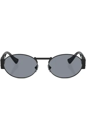 VERSACE Medusa oval-frame sunglasses