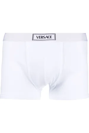 VERSACE 90s Logo ribbed briefs