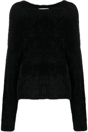 Marine Serre Crescent Moon-intarsia jumper