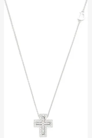 Damiani 18kt white gold Belle Époque diamond necklace