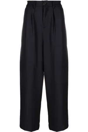 Paul & Shark Straight-leg wool-blend trousers