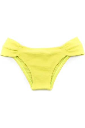Lenny Niemeyer Ribbed draped bikini briefs