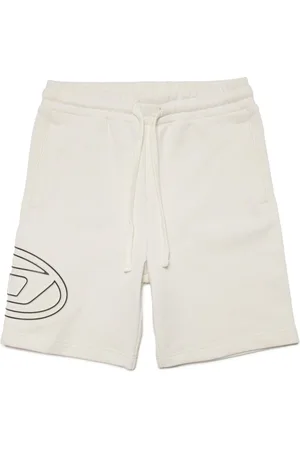Diesel Pcurvebigoval logo-print cotton shorts