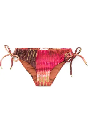 Lenny Niemeyer Abstract-print tied bikini bottoms