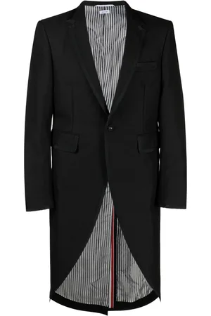 Thom Browne Single-breasted high-low coat