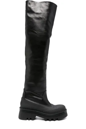Chloé Raina 50mm thigh-high leather boots