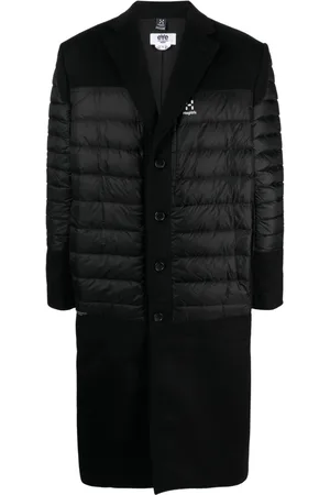 JUNYA WATANABE Logo-print single-breasted padded coat