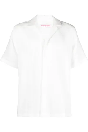 Orlebar Brown Maitan short-sleeved linen shirt
