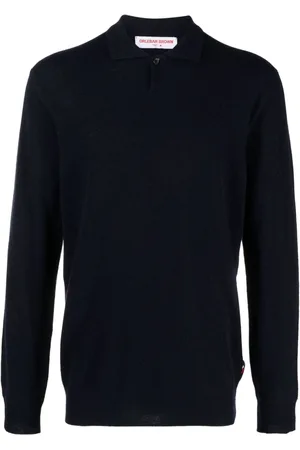 Orlebar Brown Bruno longsleeved cashmere polo shirt