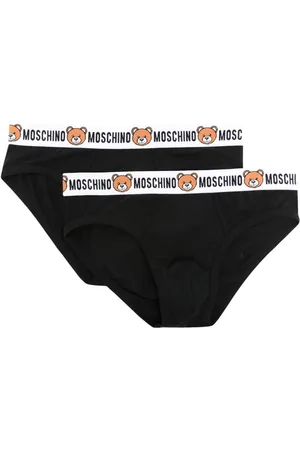 Moschino Logo-print strap cotton-blend boxers