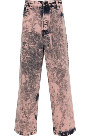 Etudes District Overdyed mid-rise wide-leg jeans