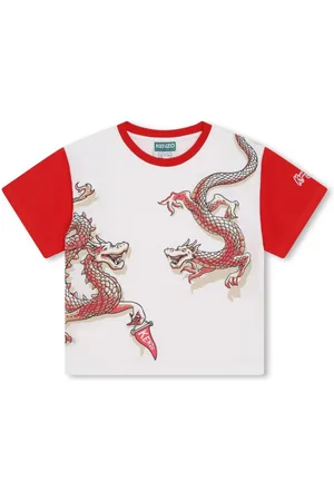 Kenzo Logo-patch cotton T-shirt