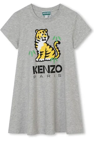 Kenzo Logo-print cotton dress