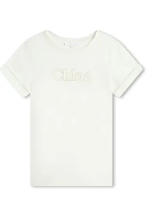 Chloé Logo-embroidered jersey T-shirt