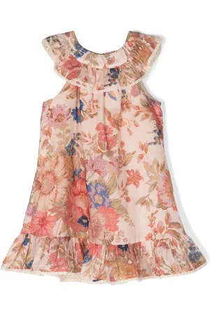 ZIMMERMANN August floral-print cotton dress