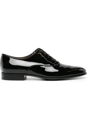 Gianvito Rossi Vittorio patent-leather Oxford shoes