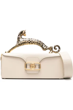 Lanvin Medium Pencil Cat sculpted-handle leather bag