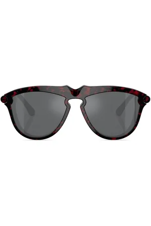 Burberry Tortoiseshell-effect round-frame sunglasses