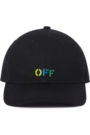 OFF-WHITE Logo Rainbow baseball cap