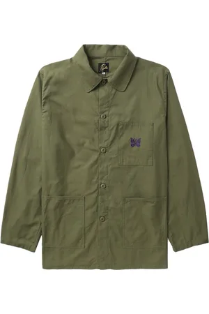 Pins & Needles Embroidered cotton shirt jacket