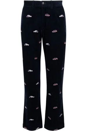 PALACE X Ralph Lauren GTI embroidered corduroy trousers