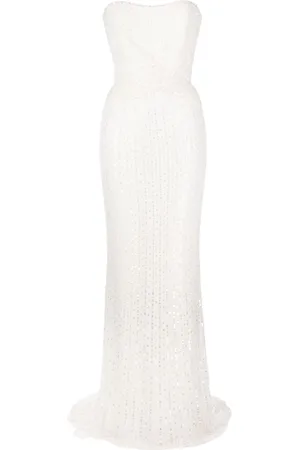 Jenny Packham Mia sequin gathered bridal gown