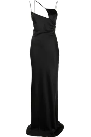 The Attico Melva cut-out satin gown