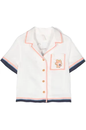 ZIMMERMANN Alight contrasting-trim cotton shirt