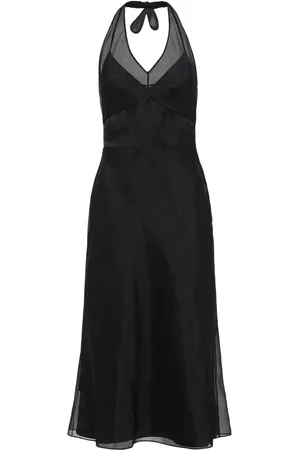 Prada Re-Edition 1995 organza halterneck dress