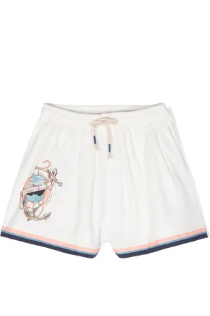 ZIMMERMANN Alight striped-edge shorts