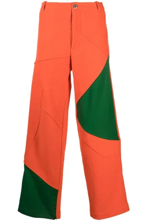Kiko Kostadinov Aspasia panelled wide-leg trousers