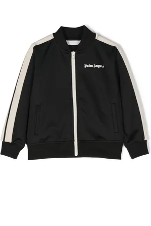 Palm Angels Stripe-trim track jacket