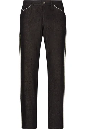 Dolce & Gabbana Piped straight-leg jeans