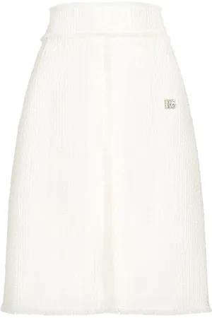 Dolce & Gabbana High-waist tweed skirt
