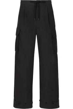 Dolce & Gabbana Logo-plaque straight-leg cargo trousers