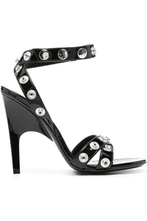 The Attico Cosmo 105mm faux-leather sandals