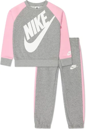 Nike Logo-print two-tone tracksuit set