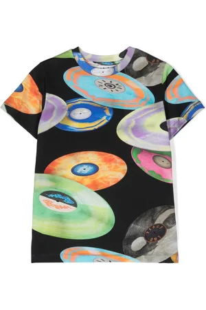 Molo Ralphie record-print T-shirt