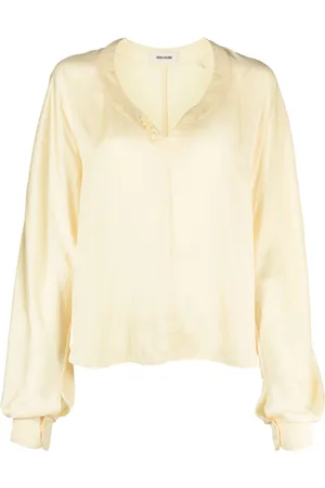 Zadig & Voltaire Tonastir satin-finish blouse