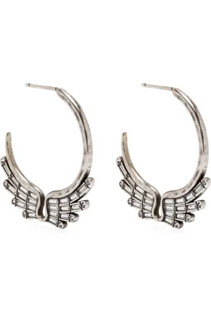 Zadig & Voltaire Rock Over half-hoop earrings