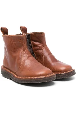 PèPè Round-toe leather ankle boots
