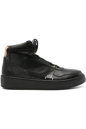 A-cold-wall* Logo-print leather high-top sneakers
