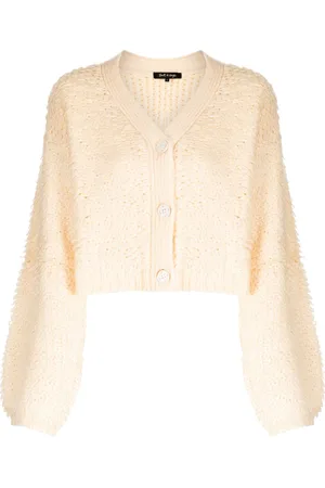 tout a coup Bouclé-design cropped cardigan