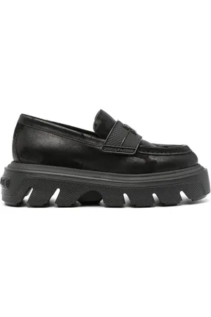 Casadei Generation C logo-embossed loafers