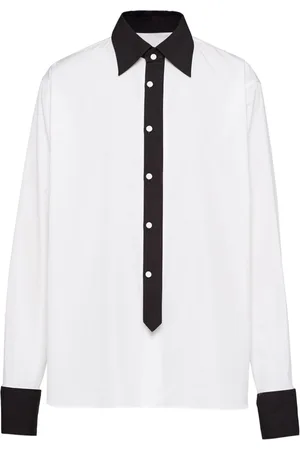 Prada Deconstructed cotton shirt