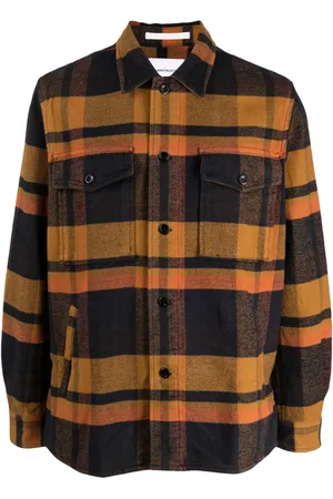 Norse projects Julian plaid-check shirt jacket