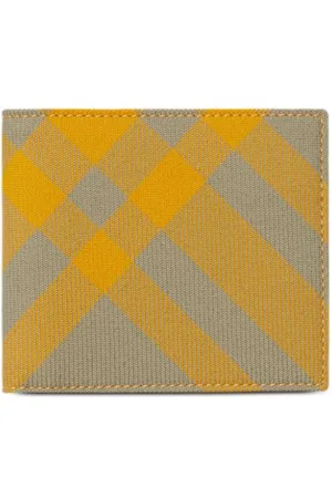 Burberry Checked bi-fold wallet