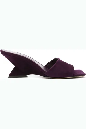 The Attico Cheope suede sandals
