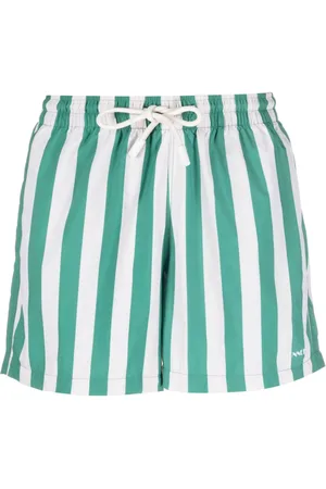 SUNNEI Logo-print striped swim shorts