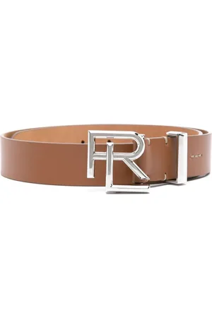 Ralph Lauren Logo-buckle leather belt